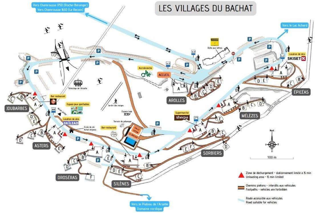 Studio Chamrousse 1700 Pour 4 Personnes - Au Calme - Avec Wifi Eksteriør billede